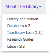 LibGuides library website screenshot