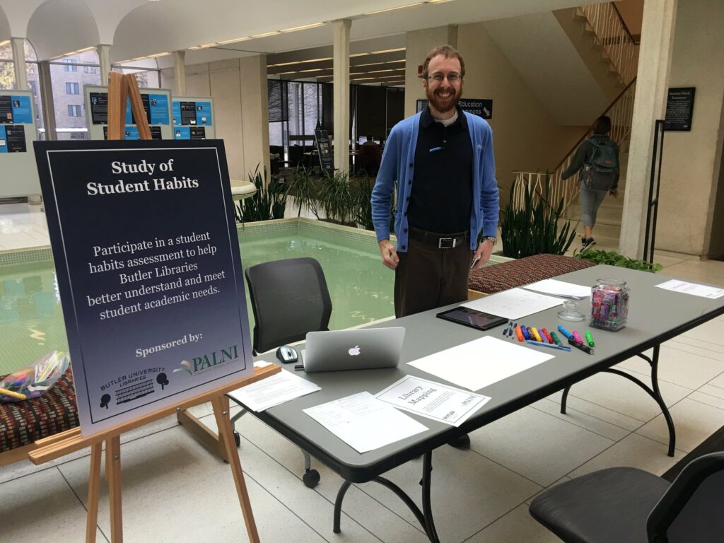 Eric conducting the Study of Student Habits at Butler University