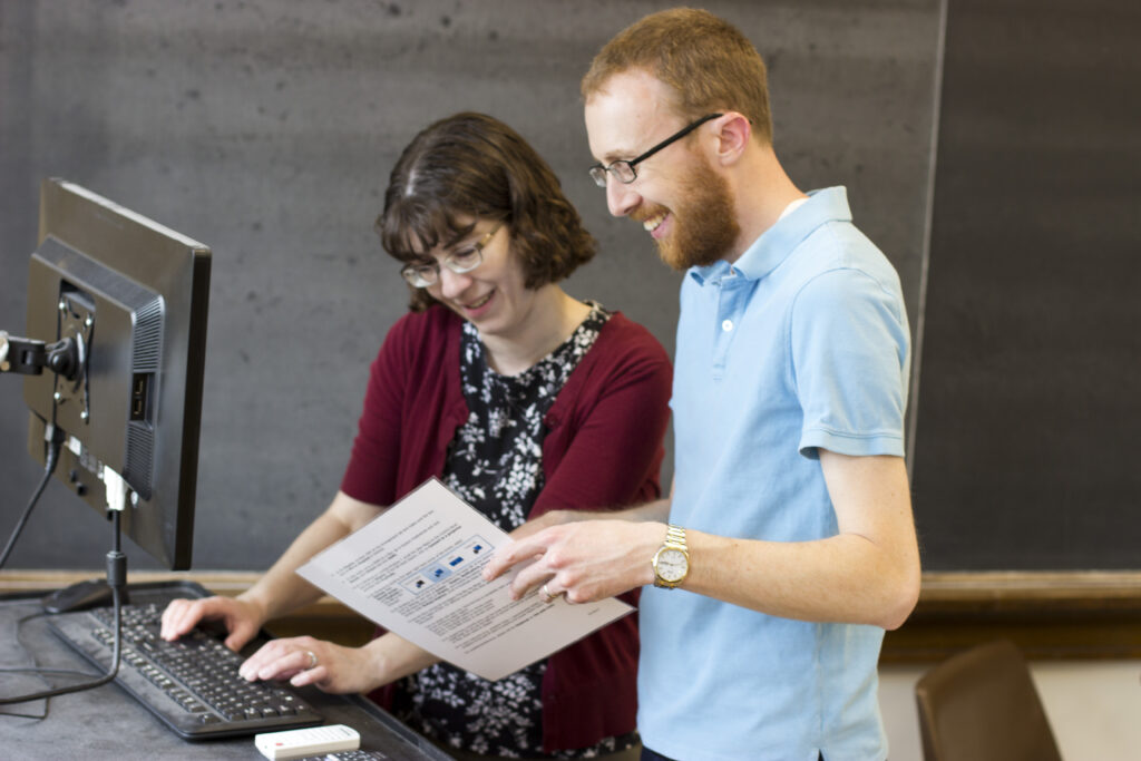 Ruth and Eric look at a paper